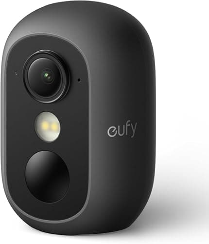 eufy Security eufyCam C35 Caméra de sécurité sans Fil, extérieur et intérieur, Support magnétique, Vision Nocturne en Couleur, Stockage sur Appareil sans abonnement, IP67, Prend en Charge Le Panneau