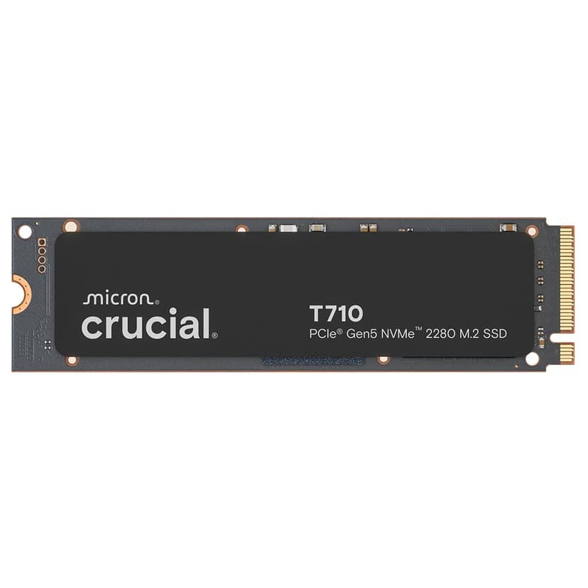 Crucial T710 SSD 1To PCIe 5.0 x4 Gen5 NVMe M.2, Lecture jusqu'à 14900 Mo/s, écriture jusqu'à 13700 Mo/s, Ordinateur Portable et de Bureau, TLC NAND, Disque Dur Interne - CT1000T710SSD8-01 - 1