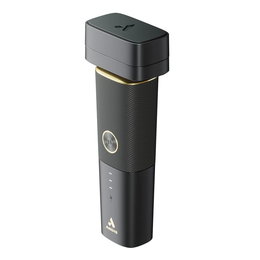 Andis - PFS-1,Resurge Foil Shaver - Includes Gold Titanium Hypoallergenic Foils,Easily Adjustable Pivot Head,Powered by Lithium-Ion Battery,Battery-Life Indicator & USB Charging Port – Black,White - 2