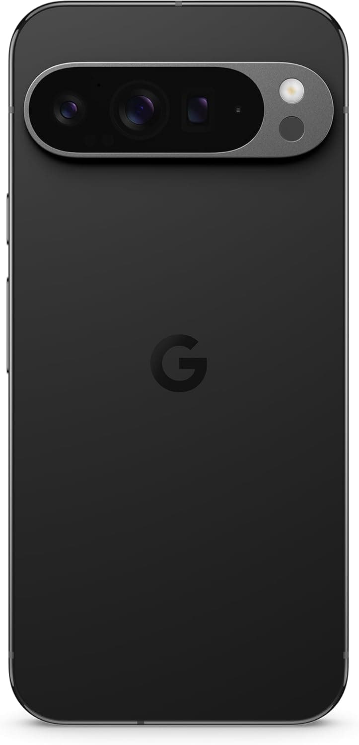 Google Pixel 9 Pro XL - Unlocked Android Smartphone with Gemini, Triple Rear Camera System, 24-Hour Battery, and 6.8" Super Actua Display - Obsidian, 256GB - 1
