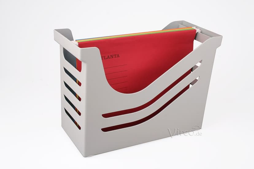 Jalema Re-Solution 2658026997 Office Box with 5 Suspension Folders A4 Assorted Colours Grey - 3