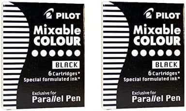 PILOT Lot de 2 stylos parallèles à encre noire