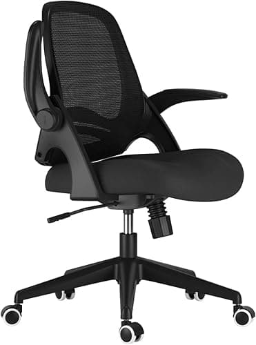 Hbada Office Chair Desk Chair Flip-up Armrest Ergonomic T…