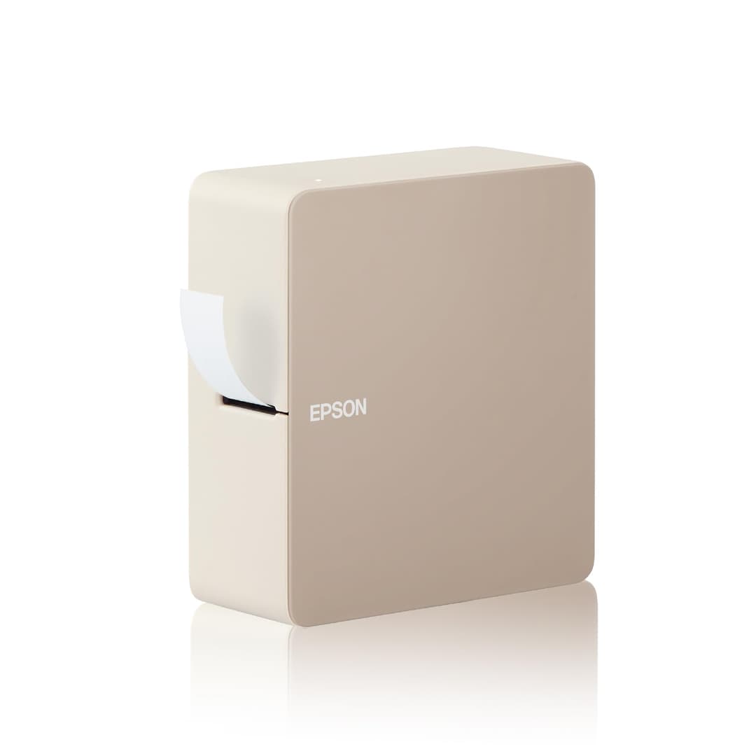 EPSON LabelWorks LW-C610 | Imprimante d'étiquettes portable - Bluetooth, application iOS et Android, alimentation batterie ou secteur, impression jusqu'à 24 mm, 50 rubans, massicot économique