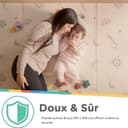 Nuby Foldable Reversible Play Mat - Easy Clean | Reversible | Waterproof | Suitable from Birth | 147 x 195 cm (Safari) - 3