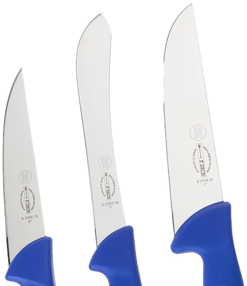 Set of 6 ERGOGRIP knives in self-service plastic bag, 36.4 cm, Bleu - 3