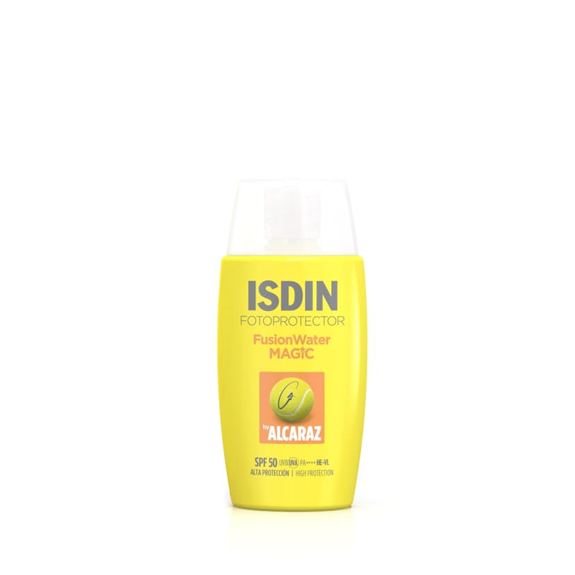 ISDIN Fotoprotector Fusion Water MAGIC by Alcaraz Facial Sunscreen with Ultralight Texture and Watery External Phase with Refreshing Effect, 50 ml - 1