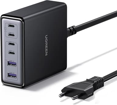 UGREEN 100W USB C Charger 6 Port Charging Pad 65W GaN Pow…