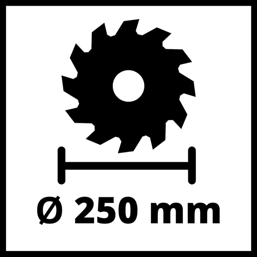 Einhell Table Saw with Stand 2000W, Saw Blade with Height/Angle Adjustment Facility, Parallel Stop, Angle Stop +/- 60°, Metal Base Frame TC-TS 2025/2 U - 8