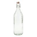 Tala 1000 ml Classic Airtight Lever Arm Cordial Bottle, Traditional Vintage Glass Bottles for Making Homemade Cordial and Drinks, ideal for serving Tap water at the table - 1