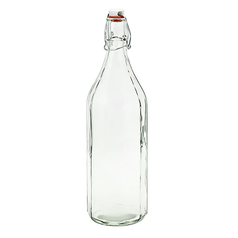 Tala 1000 ml Classic Airtight Lever Arm Cordial Bottle, Traditional Vintage Glass Bottles for Making Homemade Cordial and Drinks, ideal for serving Tap water at the table - 1