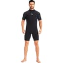 Wetsuits Men's Neoprene Women's 3mm Back Zipper Shorty Wetsuits for Surfing Snorkeling Canoe Spearfishing Diving Swimming Stand Up Paddleboarding Kayaking(Black) - 3