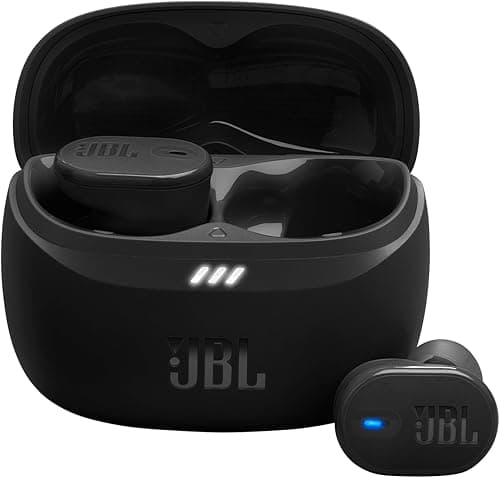 JBL Tune Buds 2, Écouteurs sans Fil Bluetooth, 48 h d'autonomie, résistance à l'eau et à la poussière IP54, résistance à l'eau et à la poussière IP54, Connexion multipoint, Noir