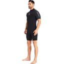 Wetsuits Men's Neoprene Women's 3mm Back Zipper Shorty Wetsuits for Surfing Snorkeling Canoe Spearfishing Diving Swimming Stand Up Paddleboarding Kayaking(Black) - 4