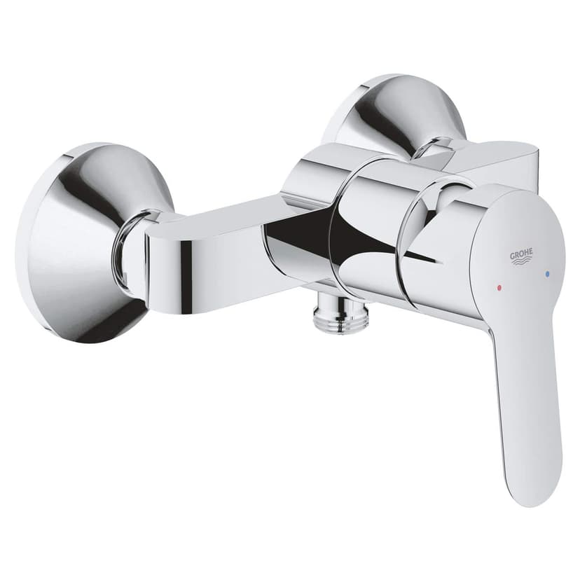 GROHE BauEdge Single Lever Shower Mixer Valve ONLY, Chrome, 23333 000 - 1