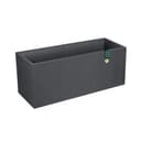 EDA Plastics Planter VOLCANIA "stone decor" anthracite gray - 99.5 x 39 x 43 - 1