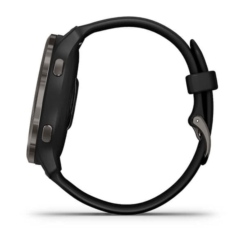 Garmin Venu 2 - Montre connectée GPS Multisports avec écran AMOLED, autonomie Longue durée (11 Jours) – Gris avec Bracelet Noir - Boîtier 45 mm - 7