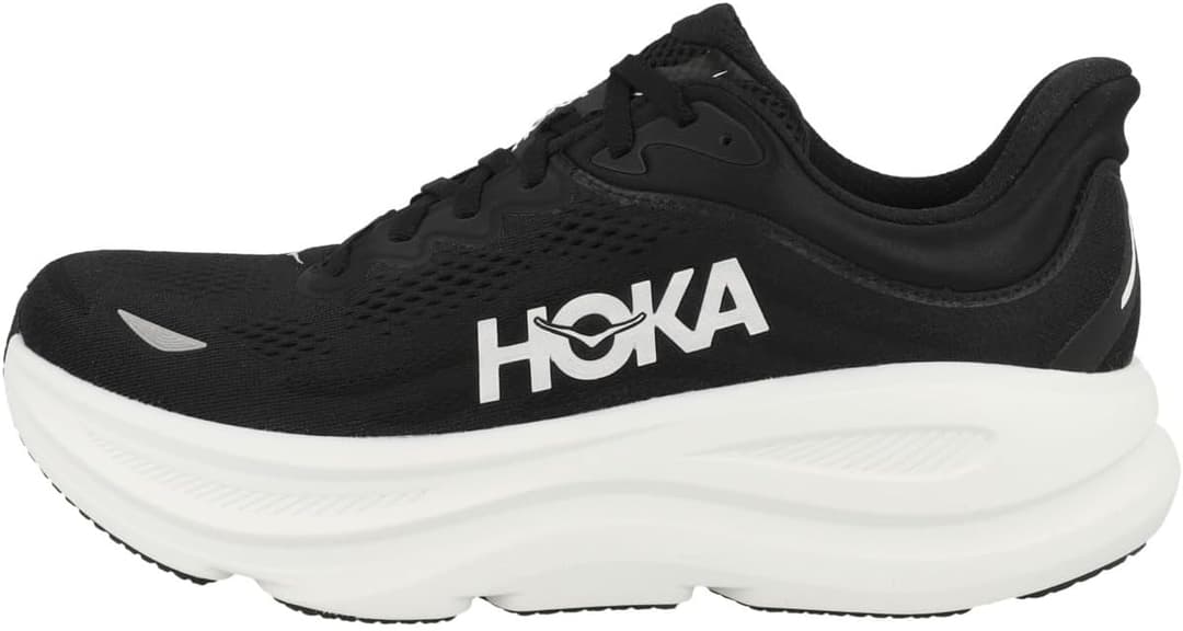 HOKA ONE ONE 1162011-BWHT Bondi 9 Men Black/White UK 9