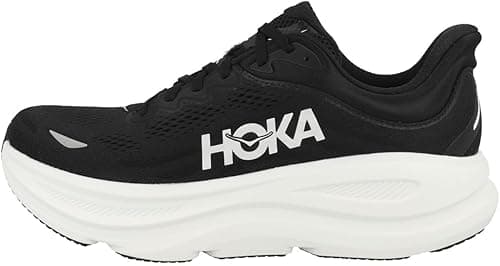 HOKA ONE ONE 1162011-BWHT Bondi 9 Men Black/White UK 9