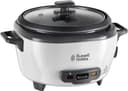 Russell Hobbs Medium Rice Cooker, Stainless Steel/White, Non-stick coating, dishwasher safe, 300 Watt) 27030-56, 6 servings at a time (up to 200 grams per serving) - 2