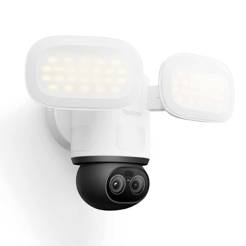 Reolink Camera Surveillance WiFi Exterieure, 4K Double Objectif, PTZ 360°, Zoom x6, Projecteur 3000 Lumens, Wi-FI 6, Détection Intelligente, Recherche Vidéo IA Locale, TrackFlex Floodlight WiFi - 1