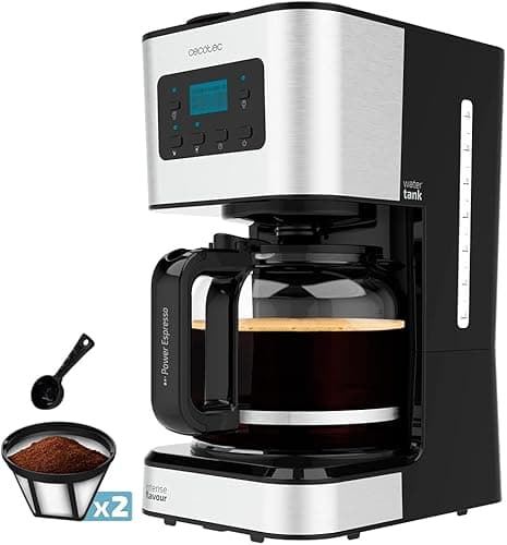 Cecotec Coffee 66 Smart Plus Cafetera by Goteo Programmable 1.5L 950W