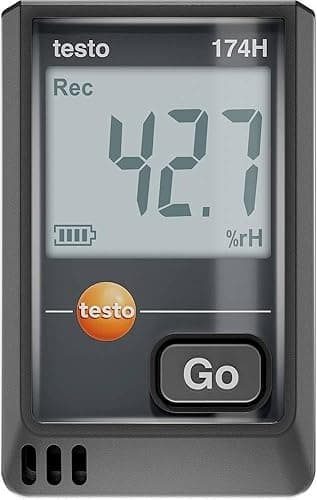 Testo 0572 1741 02 174 H Enregistreur de données de température et d'humidité du sol -20 à 70 °C 0 à 100% RF