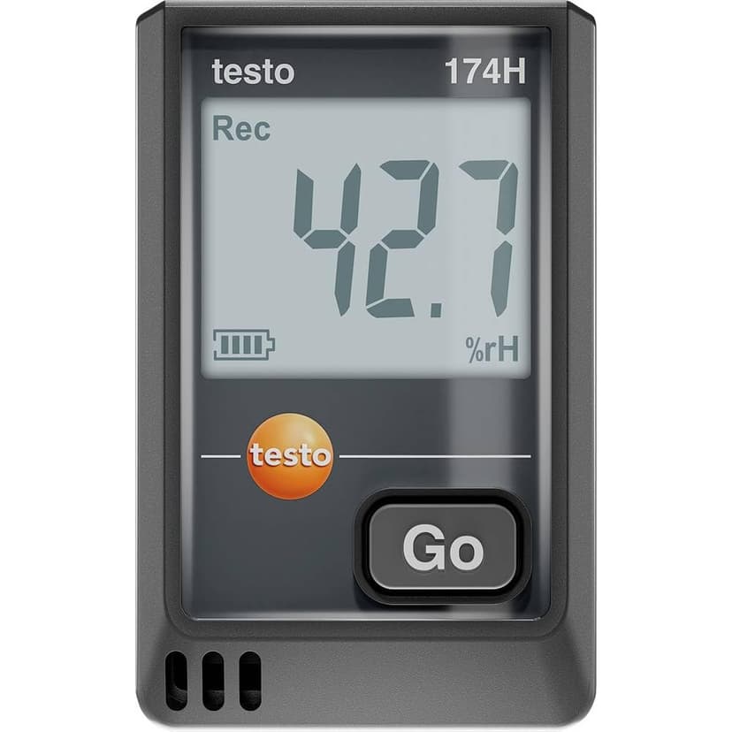Testo 0572 1741 02 174 H Enregistreur de données de température et d'humidité du sol -20 à 70 °C 0 à 100% RF - 1