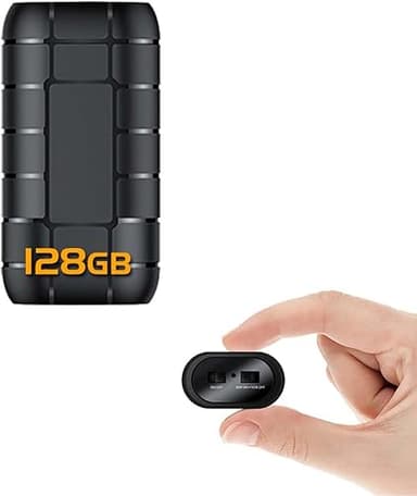 10 Days Long Battery Life 128G Magnetic Voice Activated R…