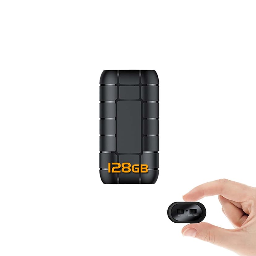 10 Days Long Battery Life 128G Magnetic Voice Activated Recorder,2000 Hours Recording Capacity,Digital Audio Recorder, Small Recording Devices,STTWUNAKE - 1