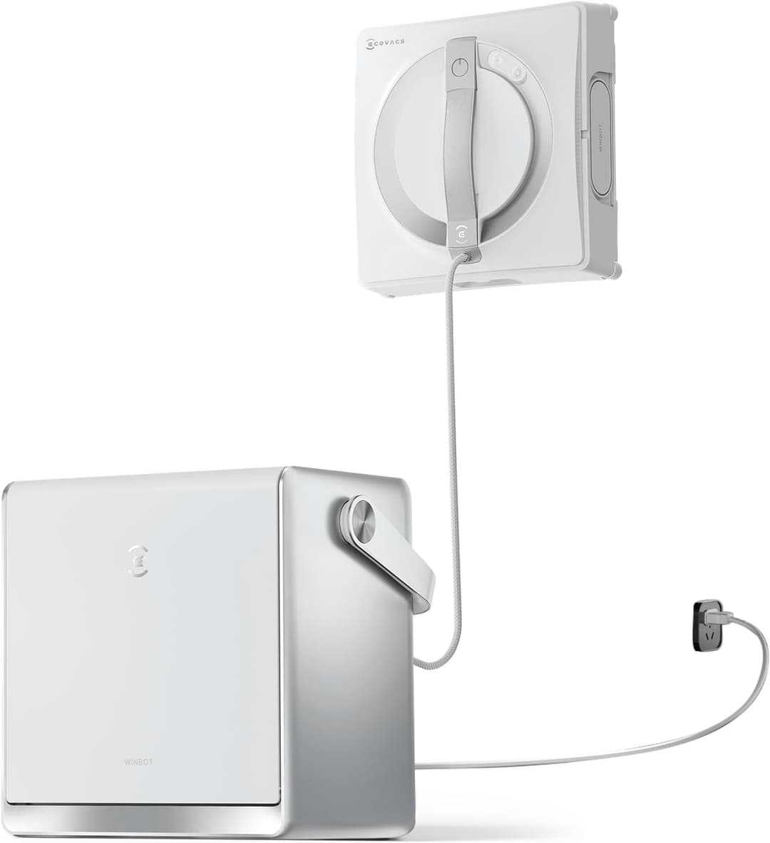 ECOVACS W2 PRO OMNI Robot Lavavetri con Stazione Multifunzione, Ricarica Durante il Funzionamento, Triplo Ugello Spruzzatore d'acqua, Protezione a 12 Livelli, Pianificazione del Percorso WIN-SLAM 4.0