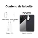 POCO F7 Smartphone, 12+256GB, Black, Flagship Snapdragon® 8s Gen 4, 6500mAh battery, 50MP Sony camera with OIS, 6.83 inch 1.5K 120Hz AMOLED display (Included power adapter) - 3