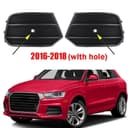Fog Light Cover Car Front Left Right Bumper Fog Light Grille Cover Cap Car-styling For A-udi Q3 2013 2014 2015 2016 2017 2018 2019 2020 2021 Front Bumper Grille(2013-2015,Right) - 5