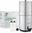 British Berkefeld 8.5L Stainless Steel Gravity Water Filter System | Comes With 2 Ultra Sterasyl Cartridges | Great Tasting Clean Water | No Power Or Plumbing Required | For Home Or Outdoor Use - 9