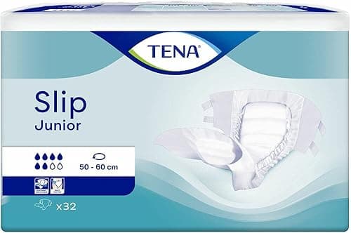 TENA Slip Junior | 6 Drops Absorbency | Incontinence Slip | 1 Pack of 32