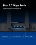 Cudy Tri-Band WiFi 7 BE11000 Router, 6-Stream 10 Gbps, 4 × 2.5G Ports, Up to 11000Mbps, VPN Server and Client, Cudy APP and Mesh, 6 × High-gain Antennas, WR11000 - 7