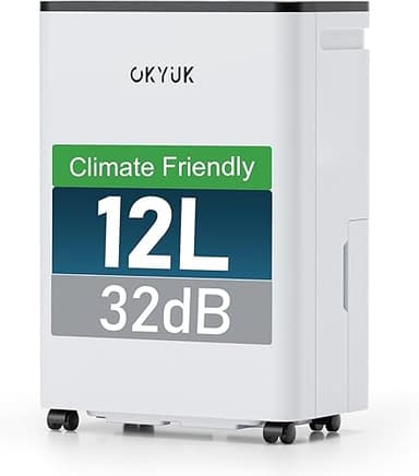 OKYUK Deshumidificateur d air 12 litres/jour, convient po…