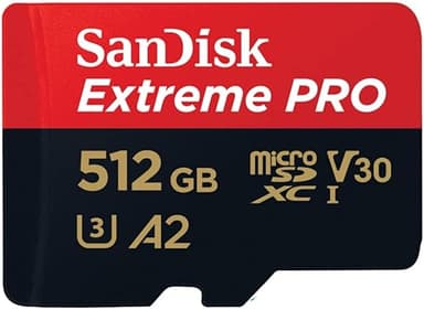 SanDisk 512GB Extreme PRO microSDXC card + RescuePro Delu…