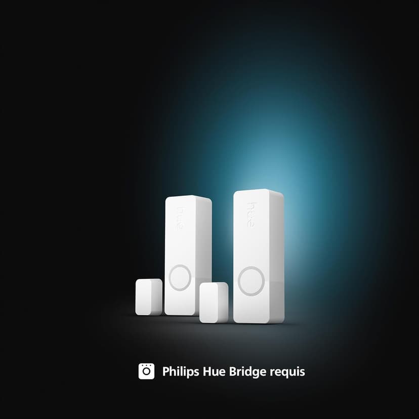 Philips Hue Secure, Lot de 2 capteurs de Contact pour Porte ou fenêtre, Installation Facile, contrôle Depuis l'application Hue, Blanc - 3
