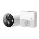 TP-Link Tapo C420S1 indoor & outdoor surveillance camera, 2K high resolution, 5200mAh rechargeable battery, full color night vision, AI, microSD card & cloud storage, 1 cam with hub - 1