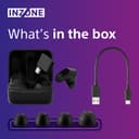 Sony INZONE Buds - True Wireless Gaming Earbuds, 360 Spatial Sound, Light Weight, Comfortable Fit, Active Noise Cancelling, AI Microphone, 24hr Battery, Low Latency Dongle, PC & PS5 Compatible - Black - 7