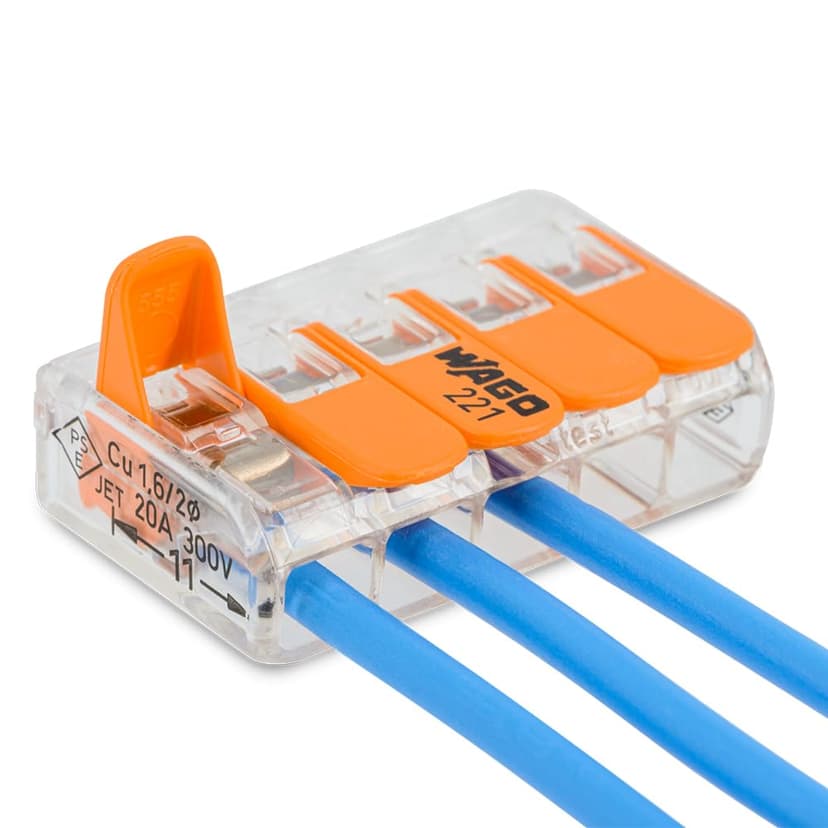 WAGO Variegated Box 50 Terminals - 30 x 2, 15 x 3, and 5 x 5 Inputs - 4