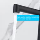 ONECE Tap Black Bathroom Faucet, Single Lever Mixer Tap with Removable Bubbler, Black Finish, Stainless Steel, Contemporary Style - 3