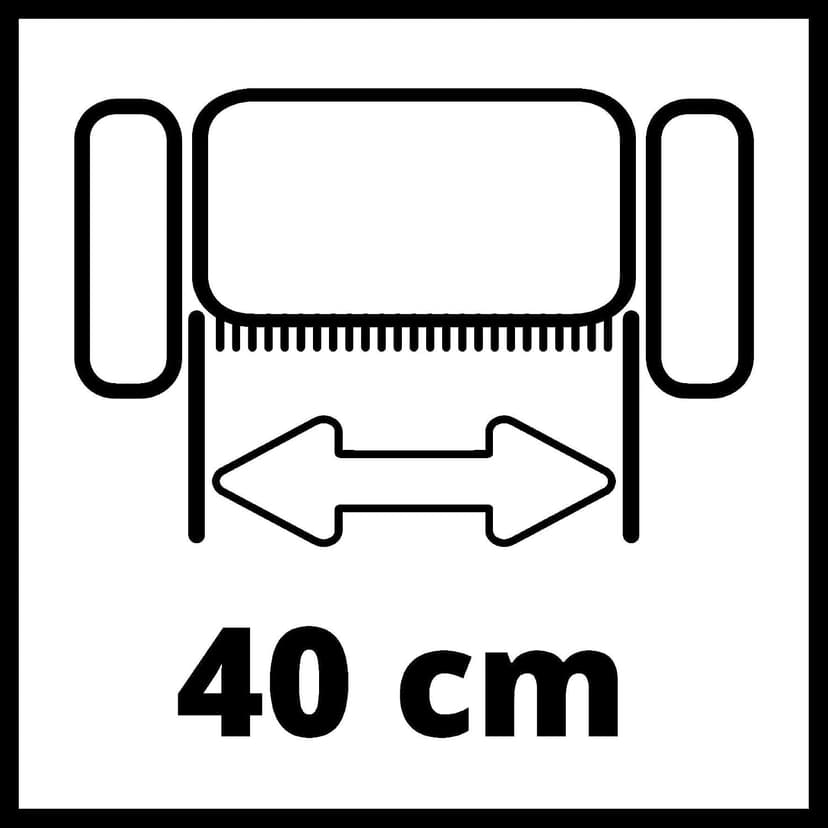Einhell Scarificateur électrique GE-SA 1640 (1600 W, Largeur de Travail 40 cm, Grand bac de ramassage de 48 l, Surface conseillée 800 m²) - 9