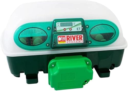 ET24 digital incubator with OVOMATIC egg turner unit - River Systems - capacity 24 large eggs or 96 small eggs