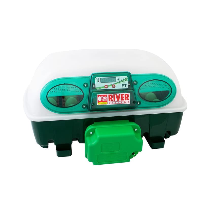 ET24 digital incubator with OVOMATIC egg turner unit - River Systems - capacity 24 large eggs or 96 small eggs - 1