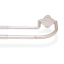 Amazon Basics Extendable Double Window Curtain Pole for Eyelet Curtains, 22 mm Diameter, 122 to 224 cm, Nickel - 4