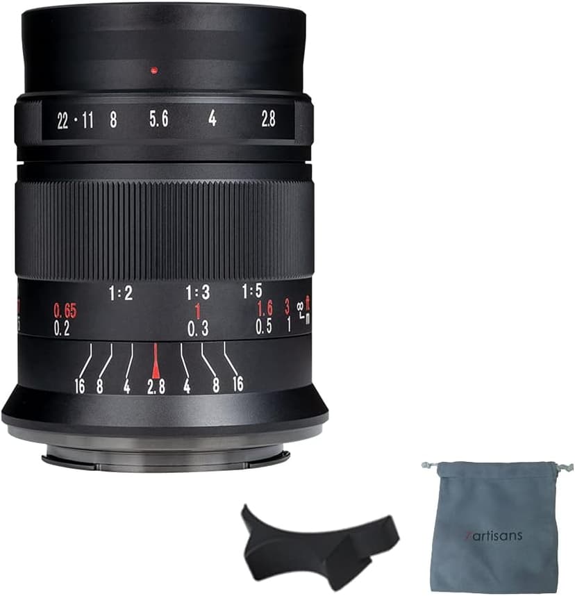 7artisans 60mm F2.8 Mark II Macro Manual Focus Camera Lens APS-C Mirrorless Camera Lens for Olympus Panasonic Micro MFT M4/3 Cameras Like Panasonic GH3 GH4 GF1 GM1 GM5 Olympus E-M1 E-M5 E-M10 - 1