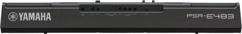 YAMAHA PSR-E483 Keyboard - Modern Portable Keyboard with 61 Touch Sensitive Keys, 860 Voices with 15 Super Articulation Lite, 345 Styles, Powerful Speaker and USB-C - Black - 5