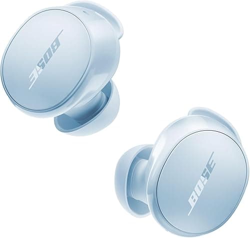 Bose QuietComfort Earbuds Auricolari Wireless Bluetooth con Cancellazione del Rumore Attiva, Microfono, Durata della Batteria Fino a 8,5 Ore, Deep Bass, IPX4, blu ghiaccio – edizione limitata